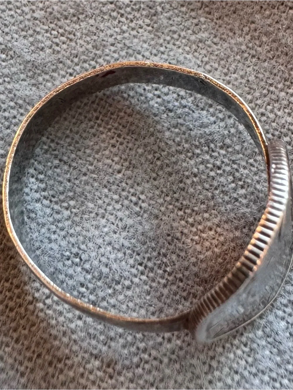 Vintage 1943 mercury dime silver ring-handmade. Unisex